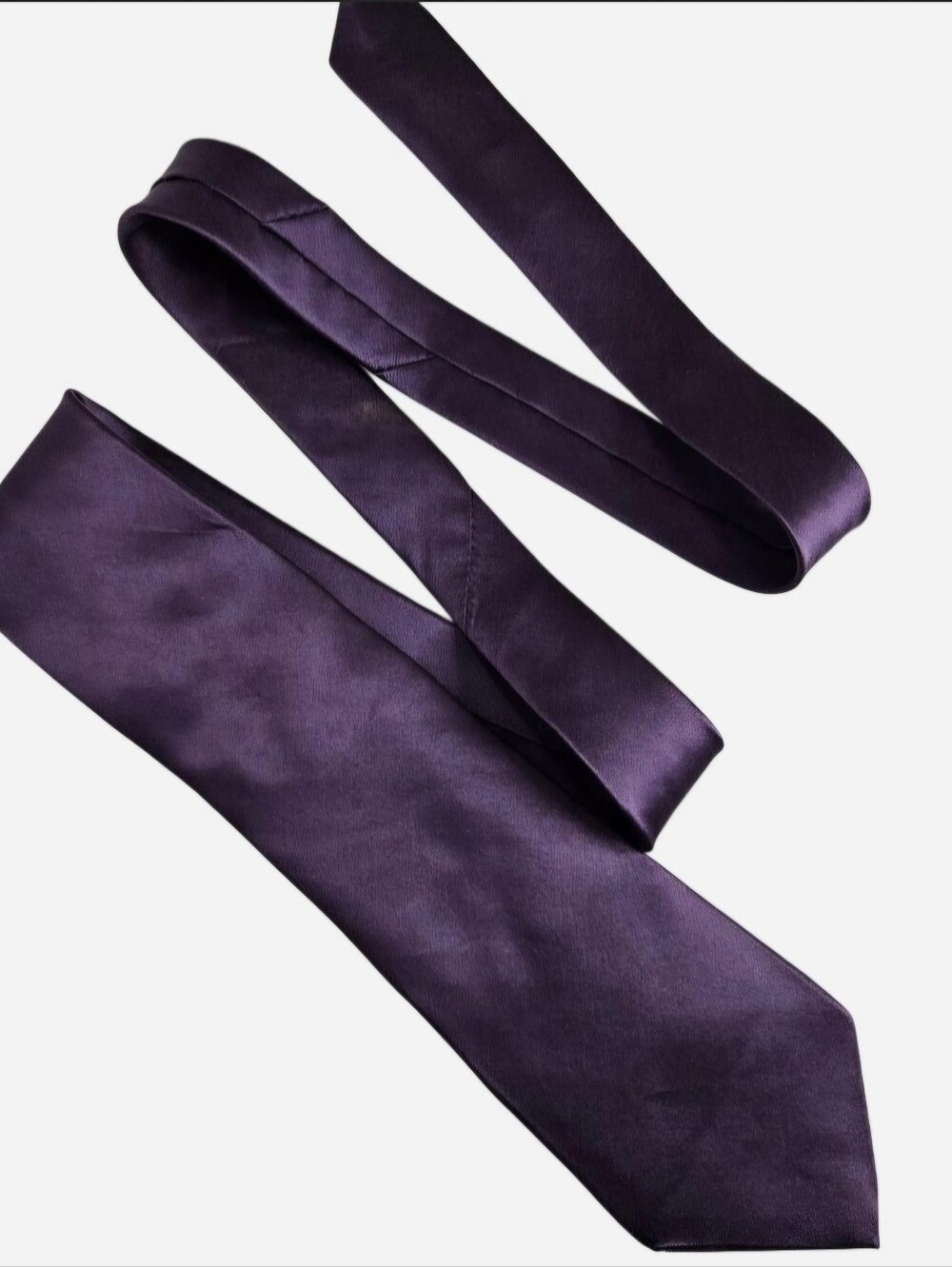 Stafford Executive Purple Silk Tie 57 inches